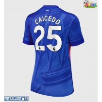 Chelsea Moises Caicedo #25 Hjemmedrakt Dame 2025-26 Kortermet